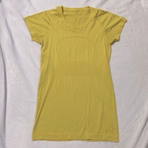 Lululemon yellow swiftly tech short sleeve